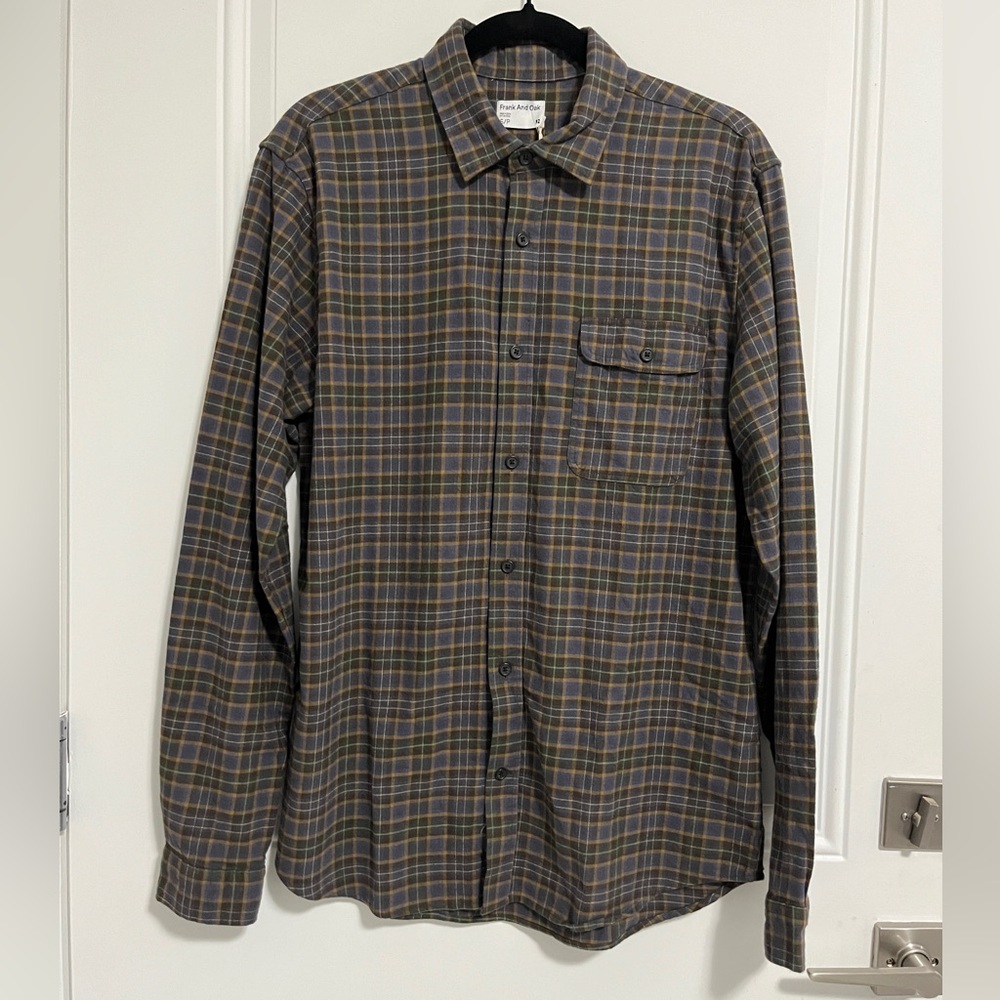 NWT - Frank & Oak Men’s The Kapok Flannel Shirt - Size S